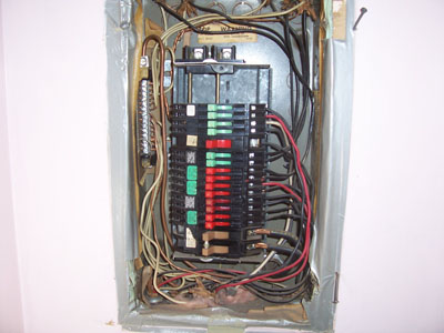 unusual electrical panel